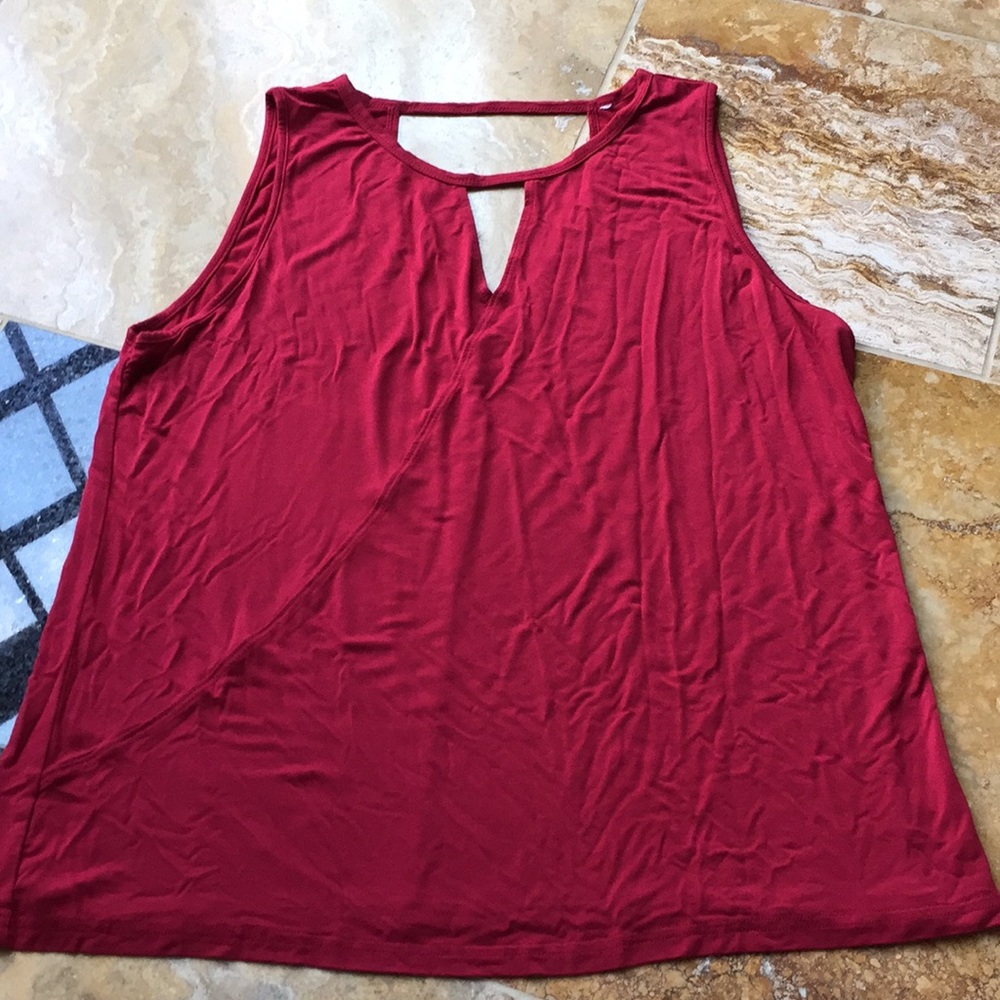 Supersoft Raspberry red Sexy keyhole neckline SOFT